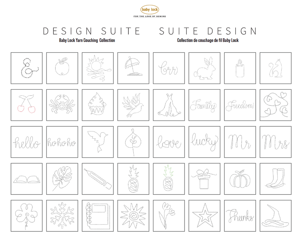 Design Suite Yarn Couching Embroidery Collection