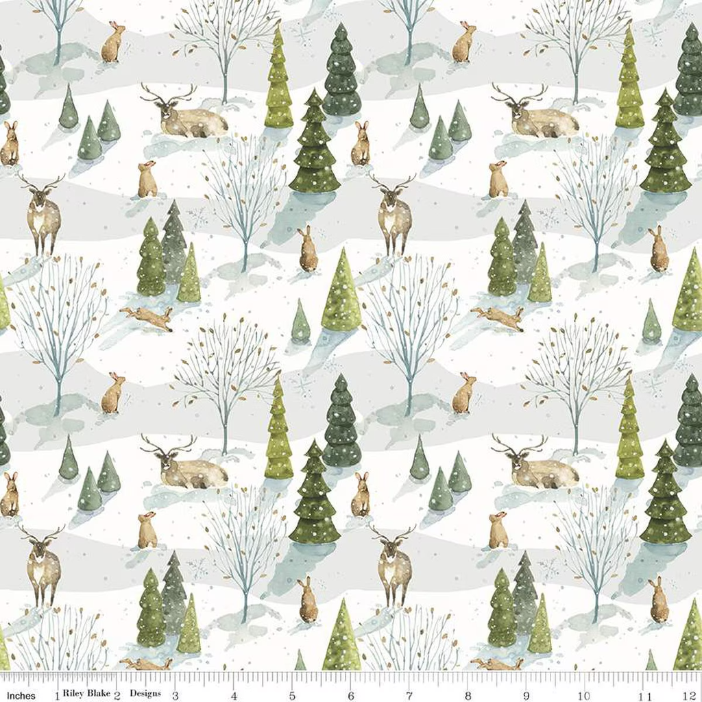 Santa's Tree Farm Woodland Snowy