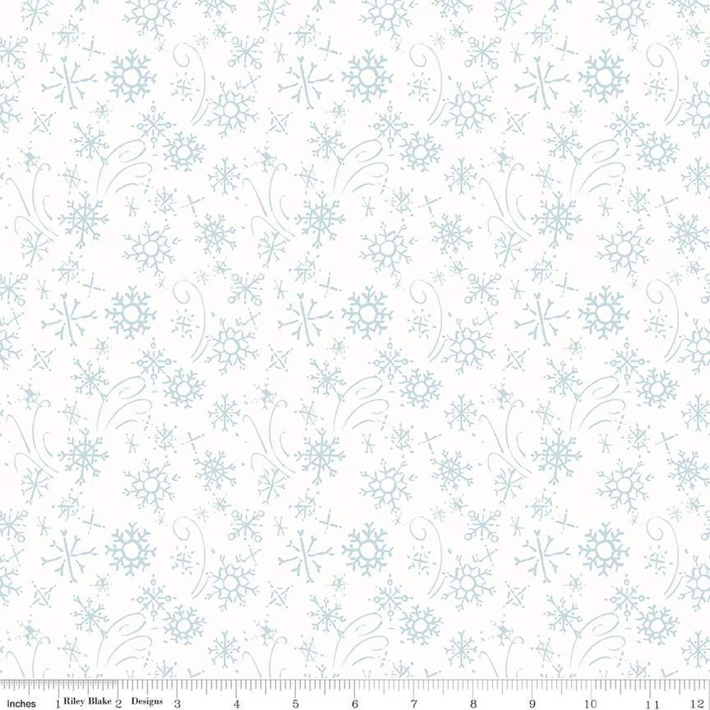 Santa's Tree Farm Snowflakes Snowy