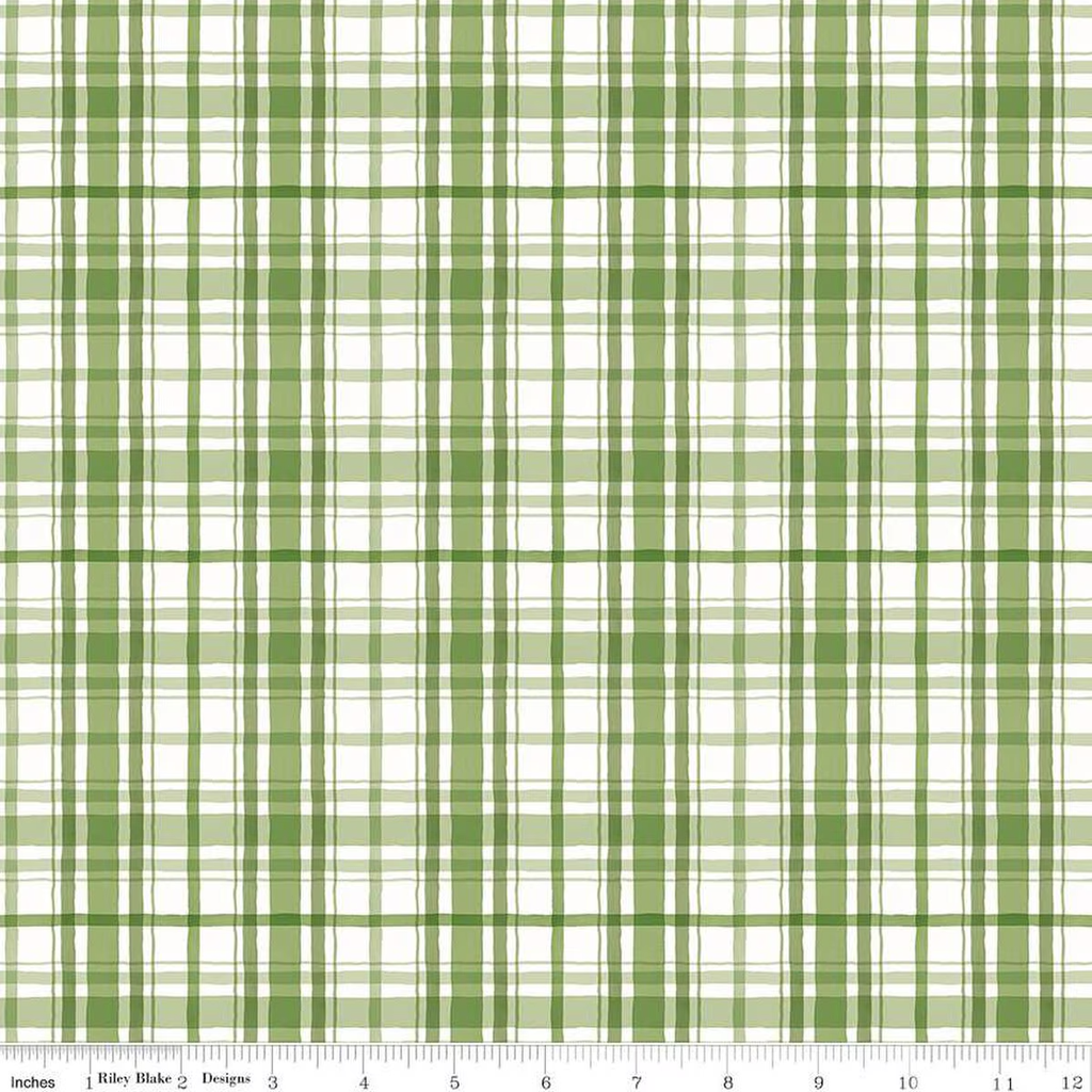 Santa's Tree Farm Plaid Green
