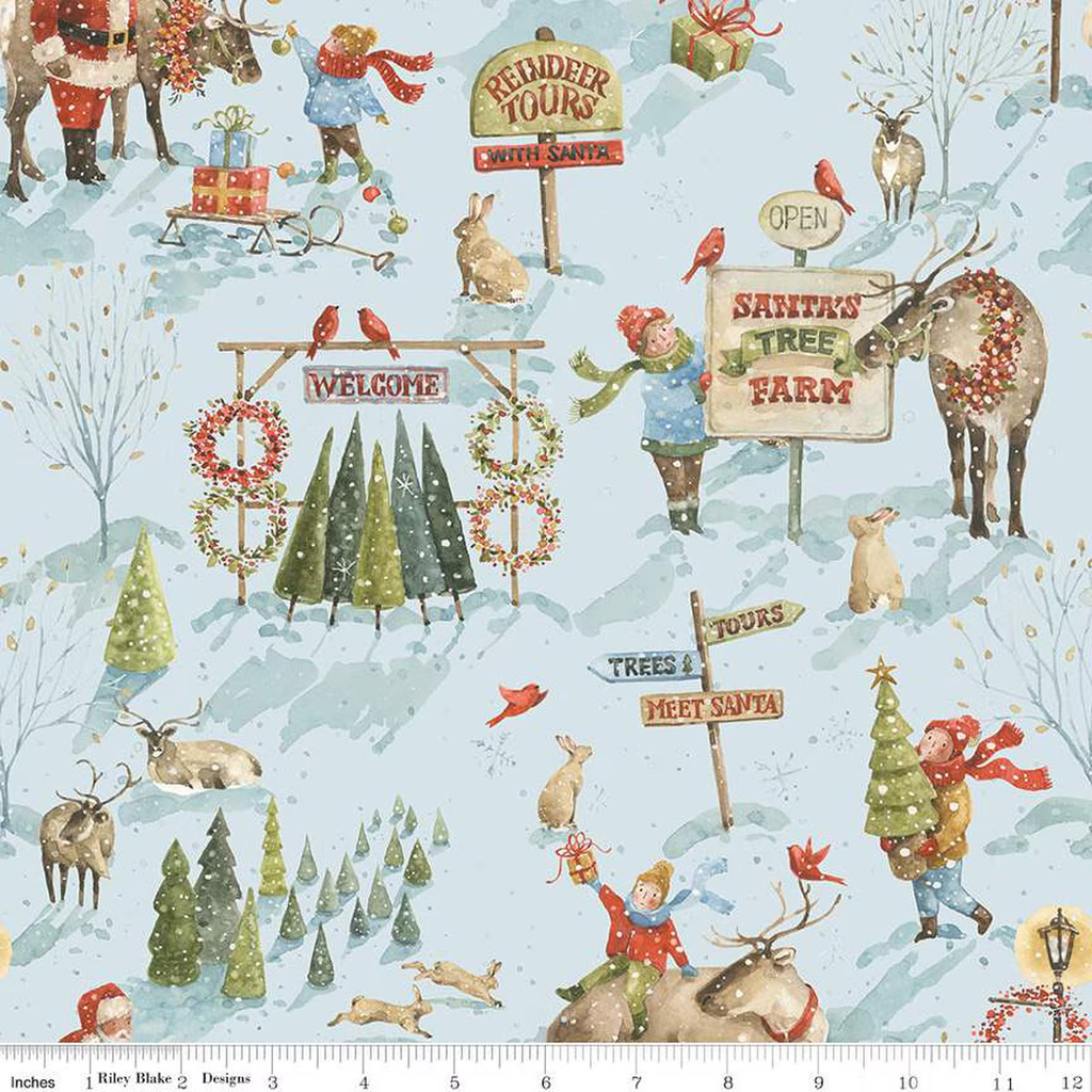 Santa's Tree Farm Main Sky