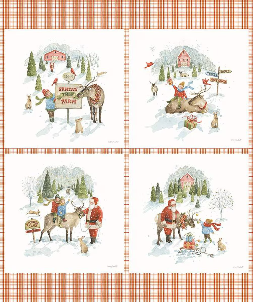 Santa's Tree Farm Panel