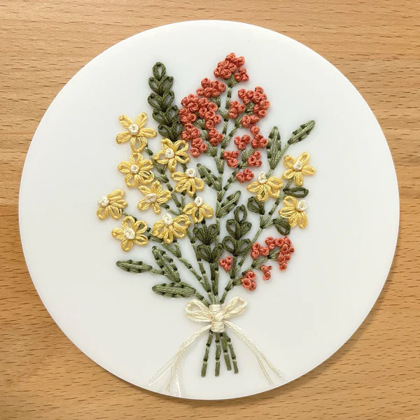 Daisy Bouquet Acrylic Embroidery Kit