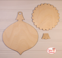 Vintage Ornament Backer #1