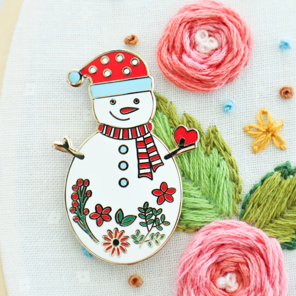 Snowman Needle Minder
