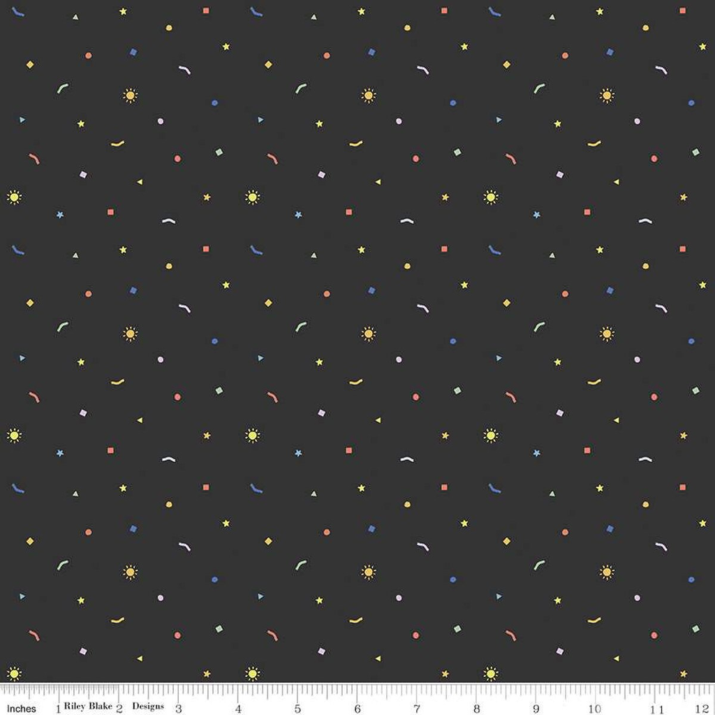 New Box of Crayons Confetti Black