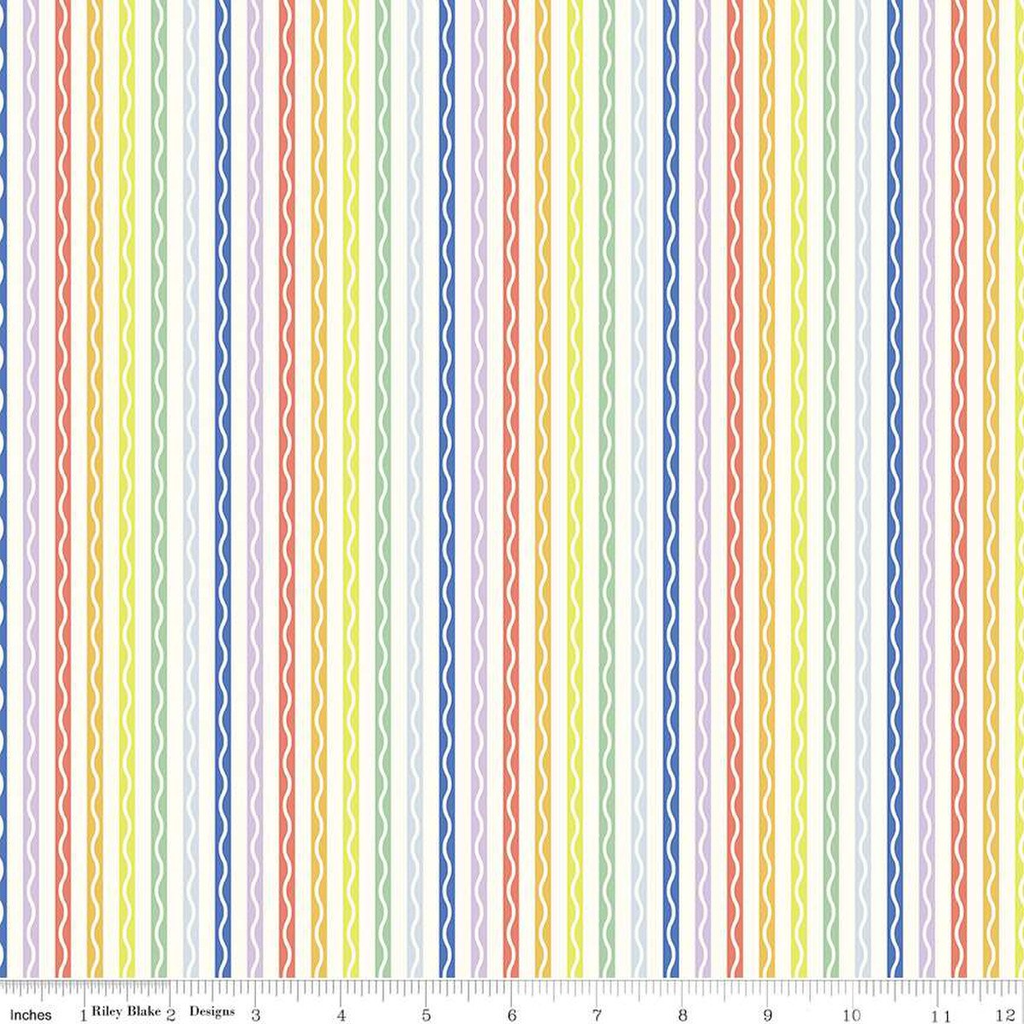 New Box of Crayons Stripe Cloud