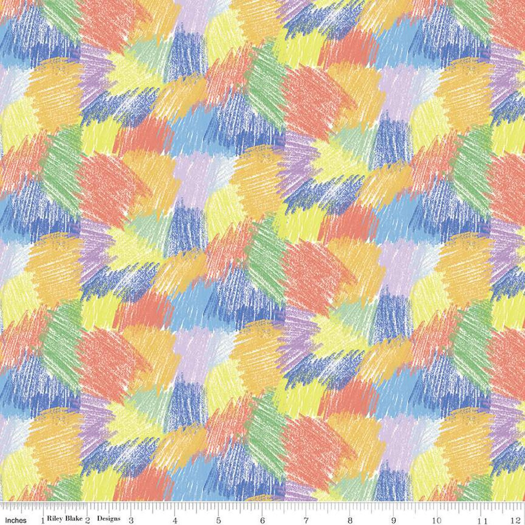 New Box of Crayons Scribbles Multi