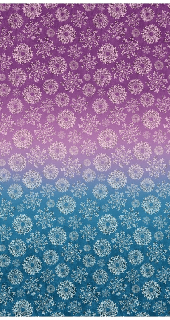 Wishflower Ombre Purple/Blue 16692 66