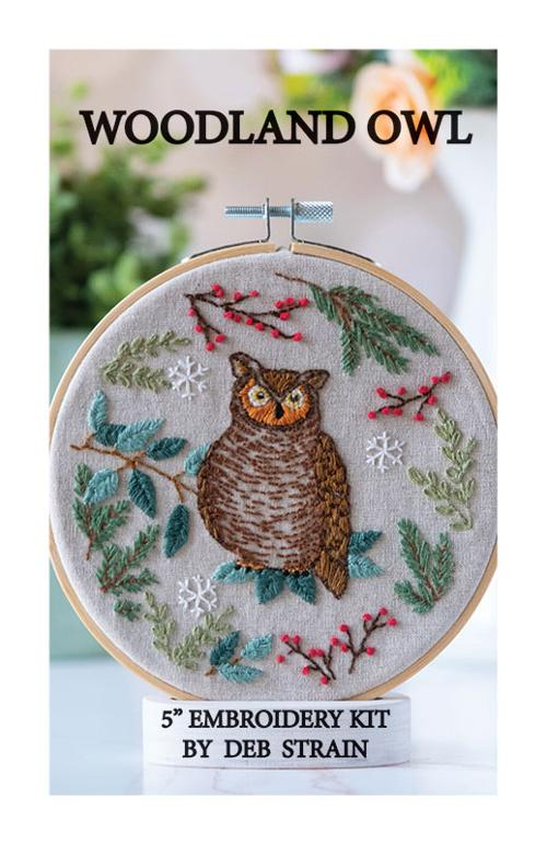 Woodland Owl Embroidery Kit