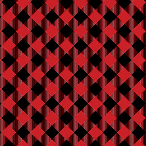 Chillin & Grillin Gingham Check Red/Black