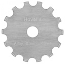 Wide Skip Rotary Blade