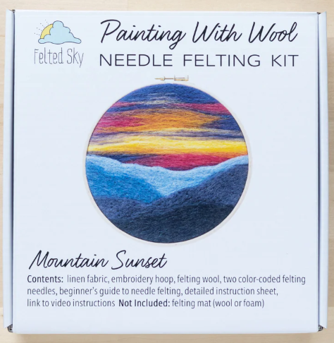 [FSKPMS] Mountain Sunset Needle Felting Kit