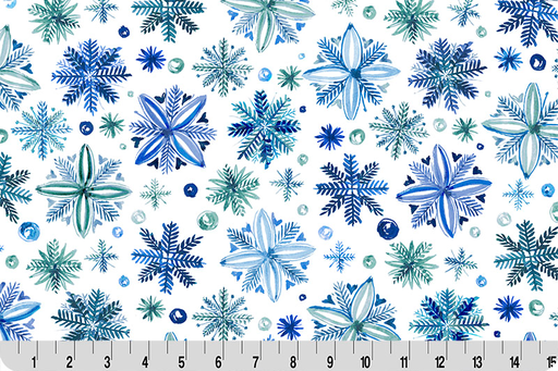 Snowy Sparkle Blue Digital Cuddle