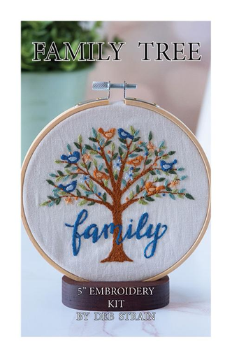 [DSS020] Family Tree Hand Embroidery Kit