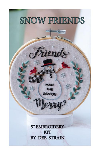 [DSS017] Snow Friends Embroidery Kit