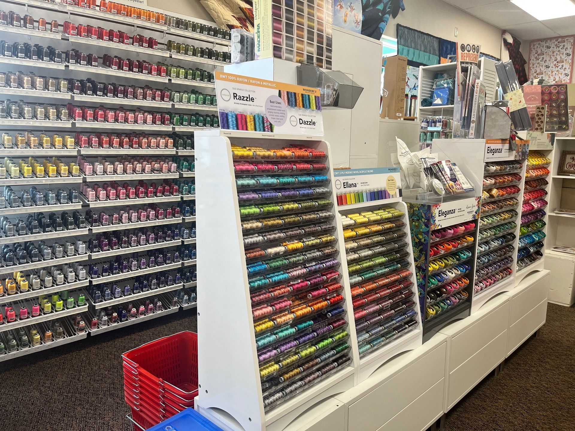 A wide range of thread from utility to decorative.