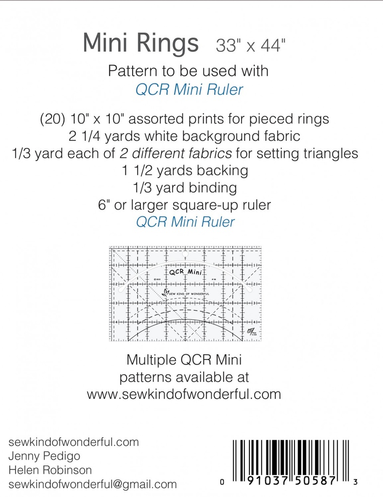 Mini Rings Quilt Pattern