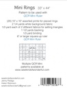 Mini Rings Quilt Pattern