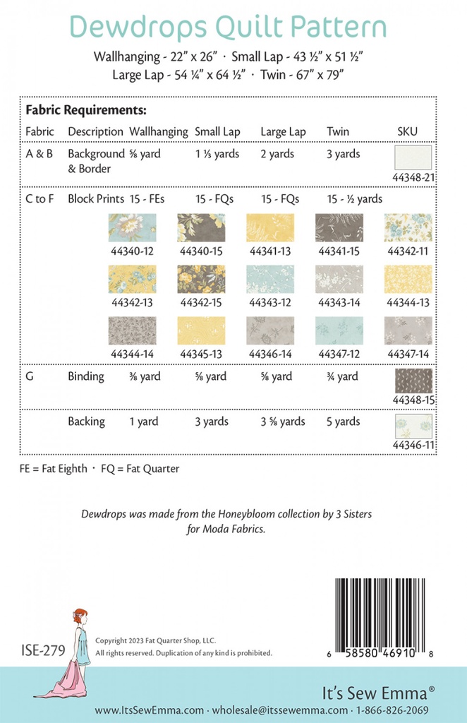 Dewdrops Quilt Pattern