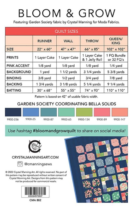 Bloom & Grow Pattern
