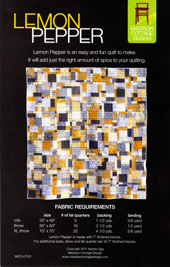 Lemon Pepper Quilt Pattern