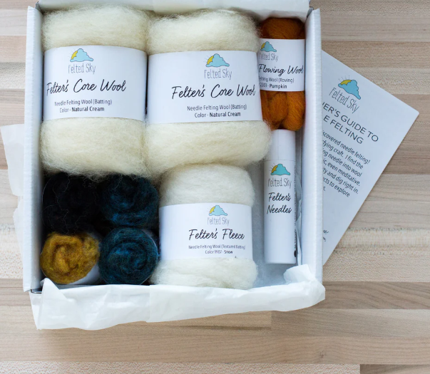 Snowman Needle Felting Kit