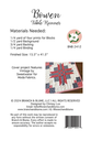 Bowen Table Runner Pattern