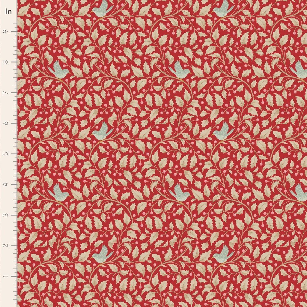 Tilda Merry Little Christmas Holly Red
