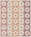 Evening on the Prairie Laura's Log Cabin Quilt Kit