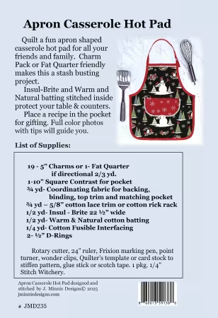 Apron Casserole Hot Pad