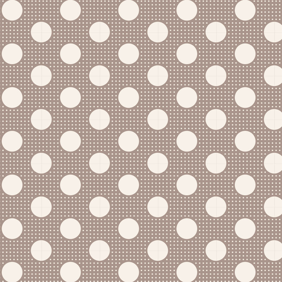 Tilda Chambray Medium Dots Grey