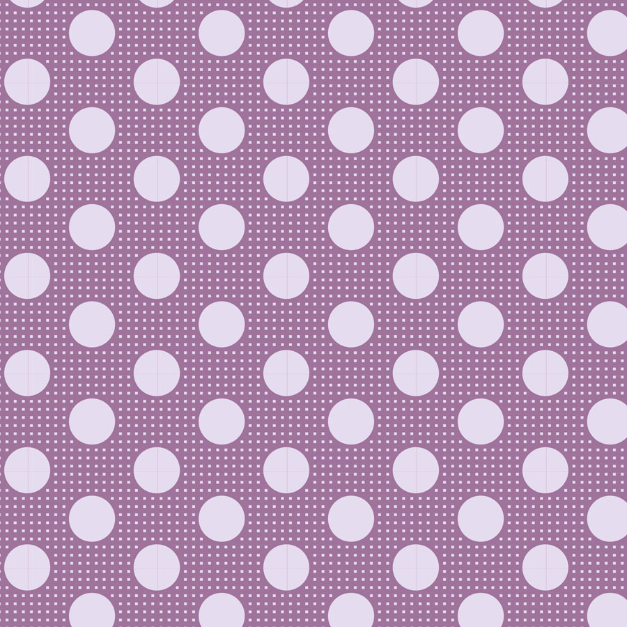 Tilda Chambray Medium Dots Lilac