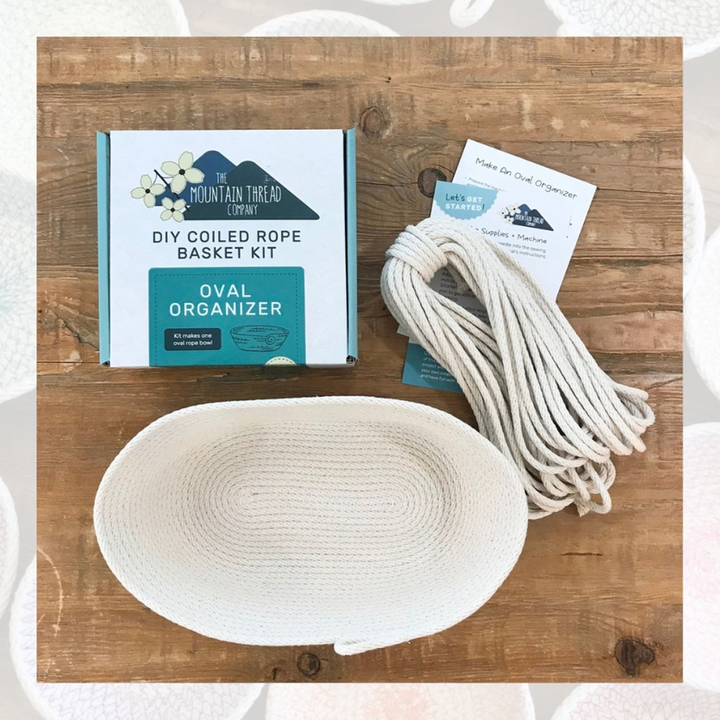 Coiled Rope Oval Basket Kit