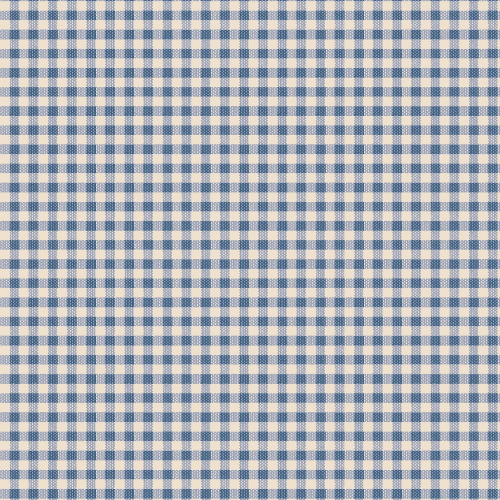 Tilda Creating Memories Gingham Blue 160073