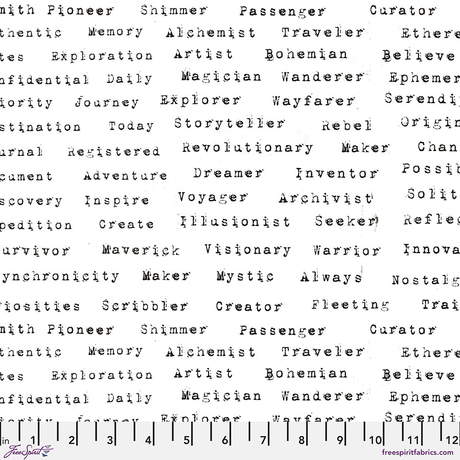 Writing on the Wall Stamped White