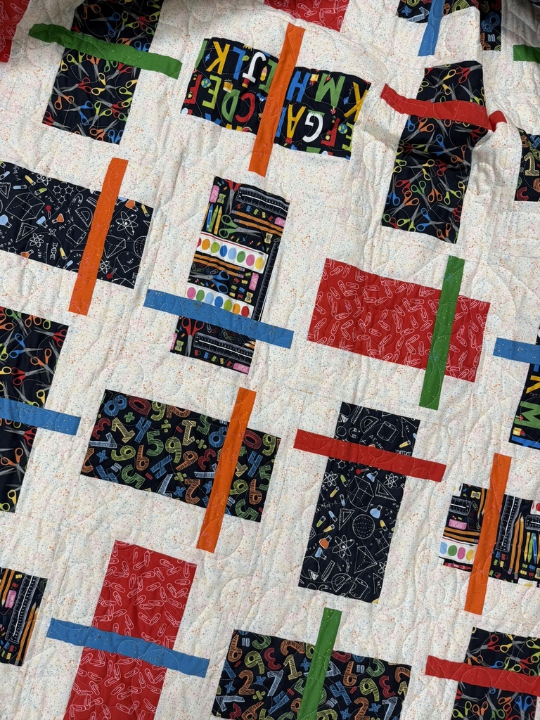 Winny Goes Back to School Quilt Kit