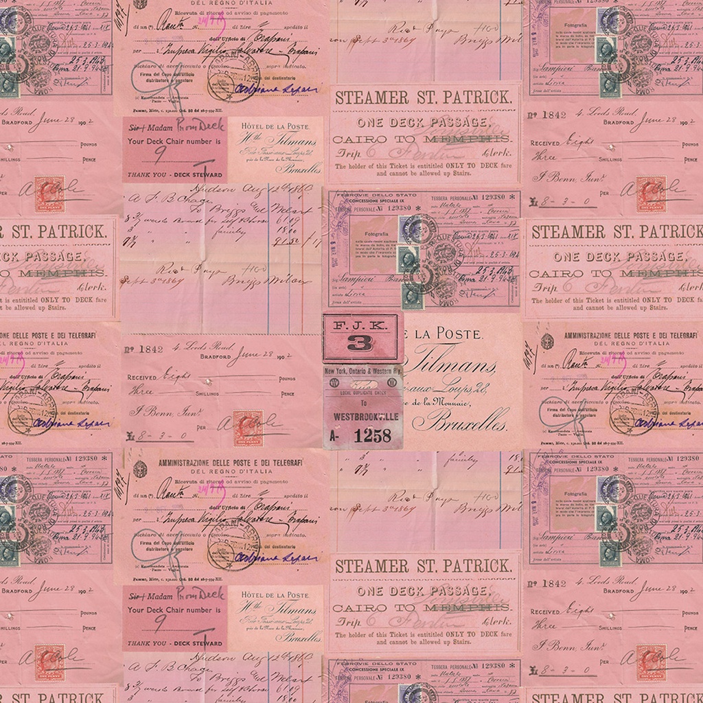 Pink Palette Ephemera