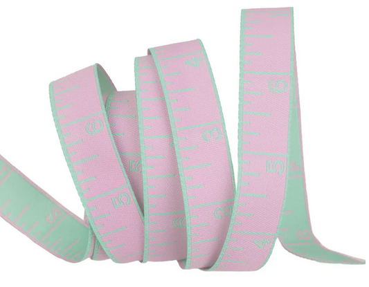 Measure Twice 5/8" Ribbon Piglet