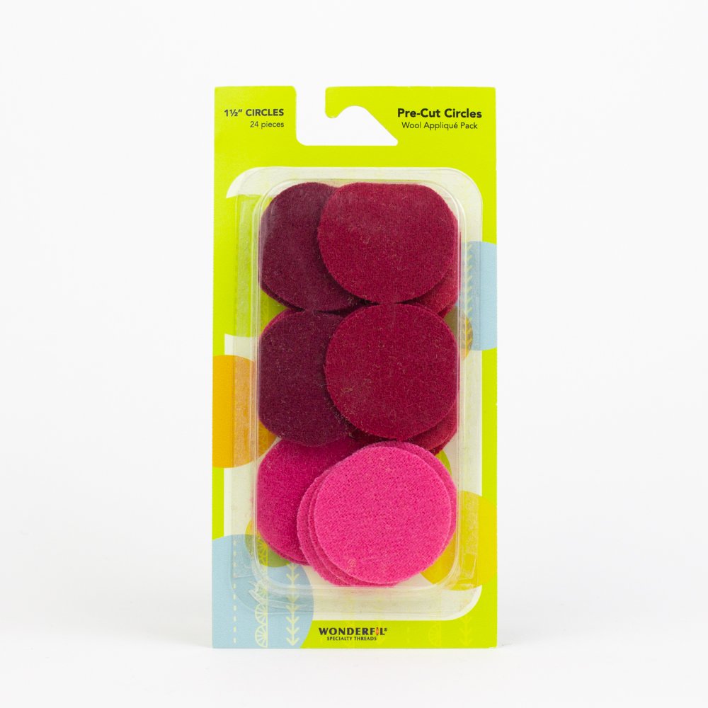 1 1/2" Wool Circles