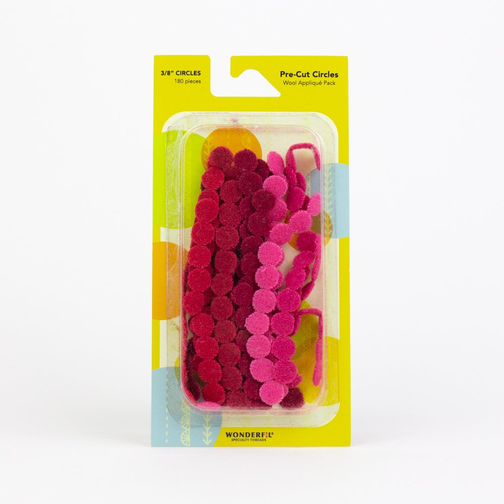 3/8" Wool Circles