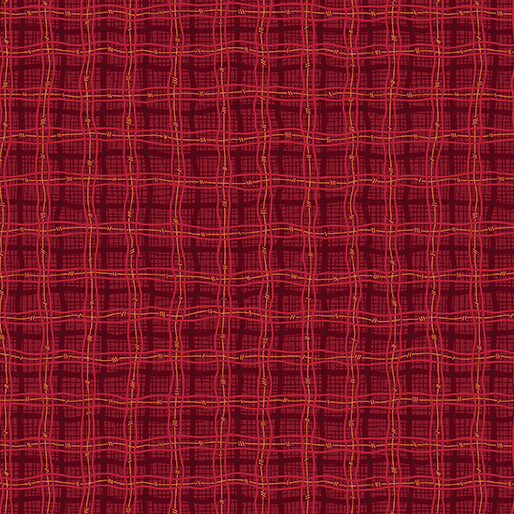 Autumn Breeze Rambling Plaid Red