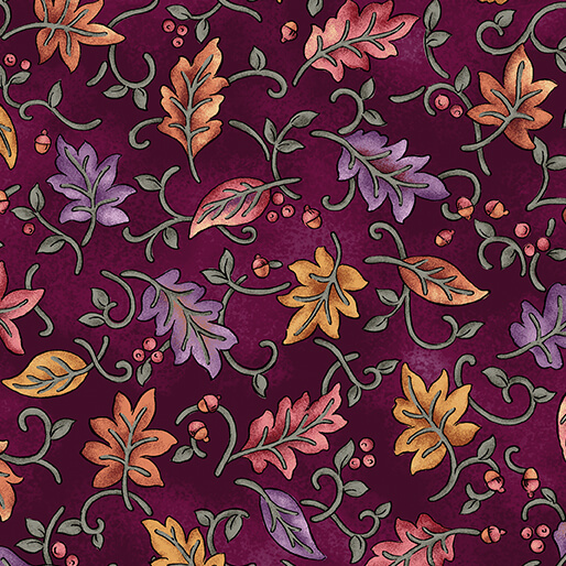 Autumn Breeze Dancing Leaves Plum