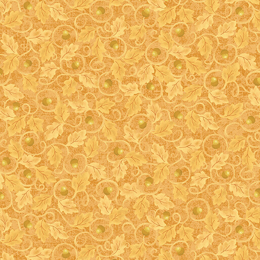 Autumn Breeze Acorn Twirl Gold