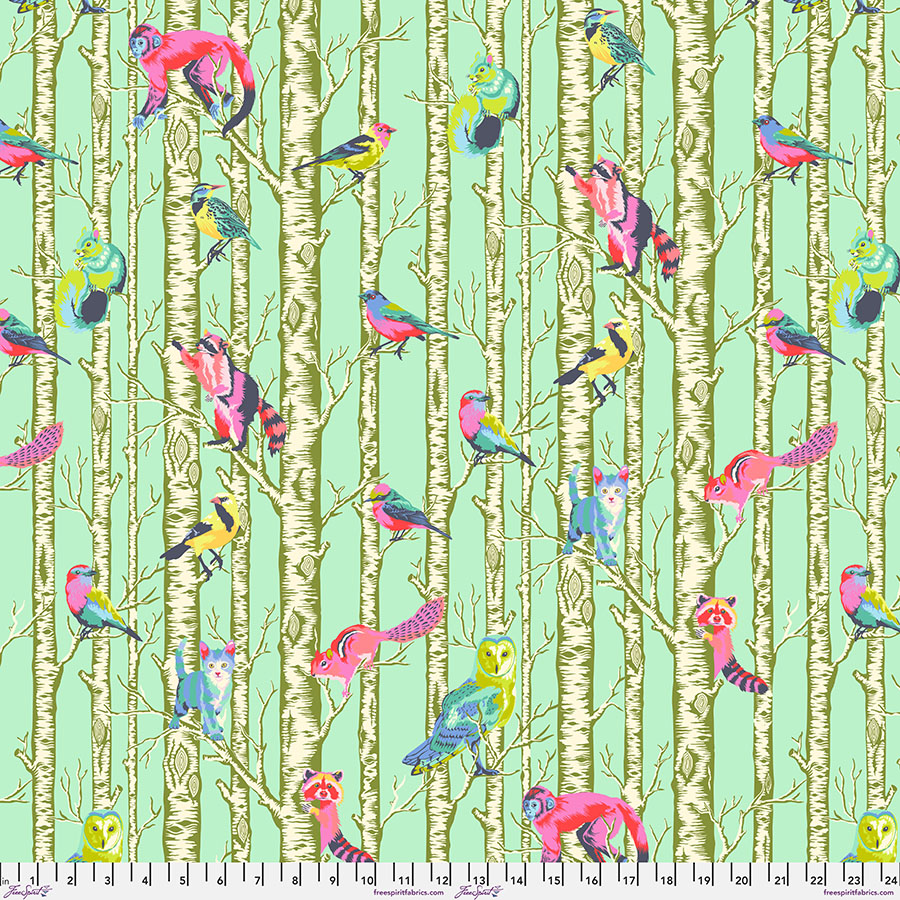 Tula Pink Full Moon Forest II Family Tree Enchanted