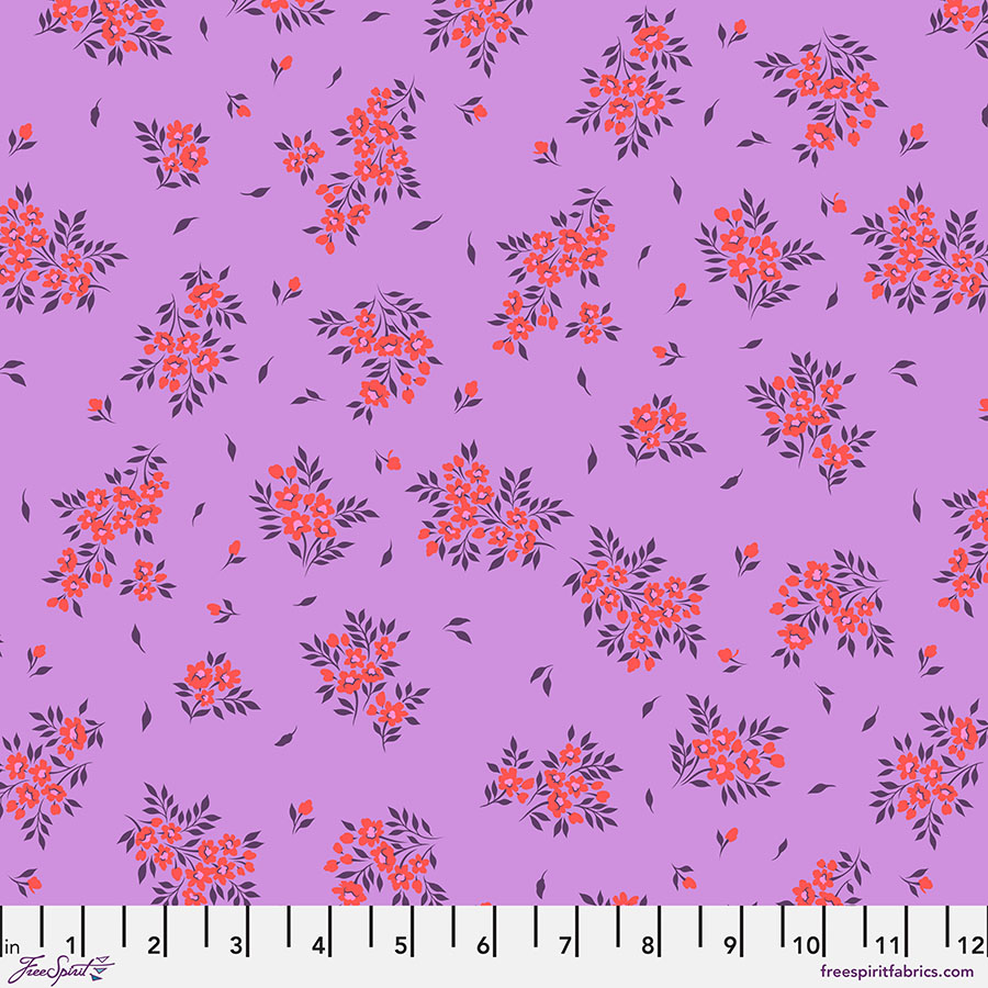 Tula Pink True Colors What a Ditz Heliotrope