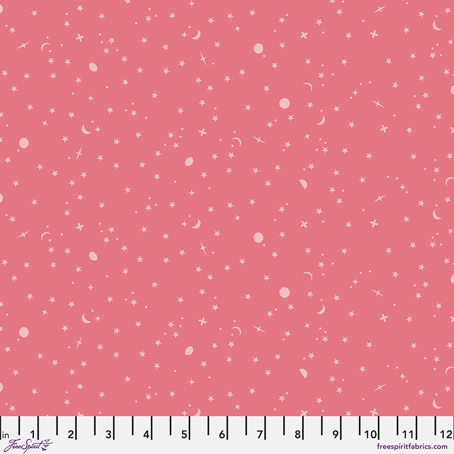 Tula Pink True Colors Space Sprinkles Sunburn