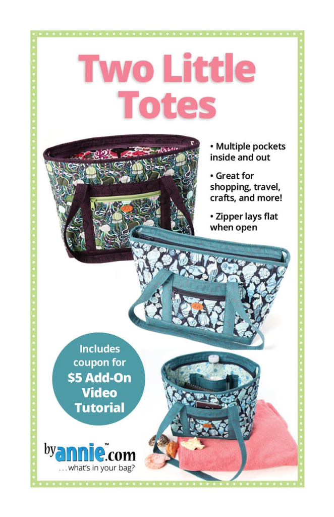 Two Little Totes Pattern