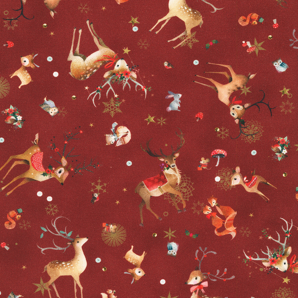 Festive Fauna Cranberry