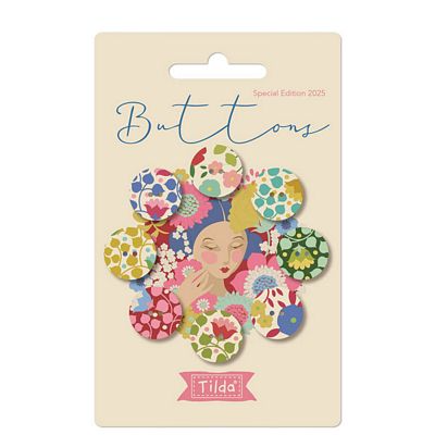 Wallflower Buttons Red/ Green